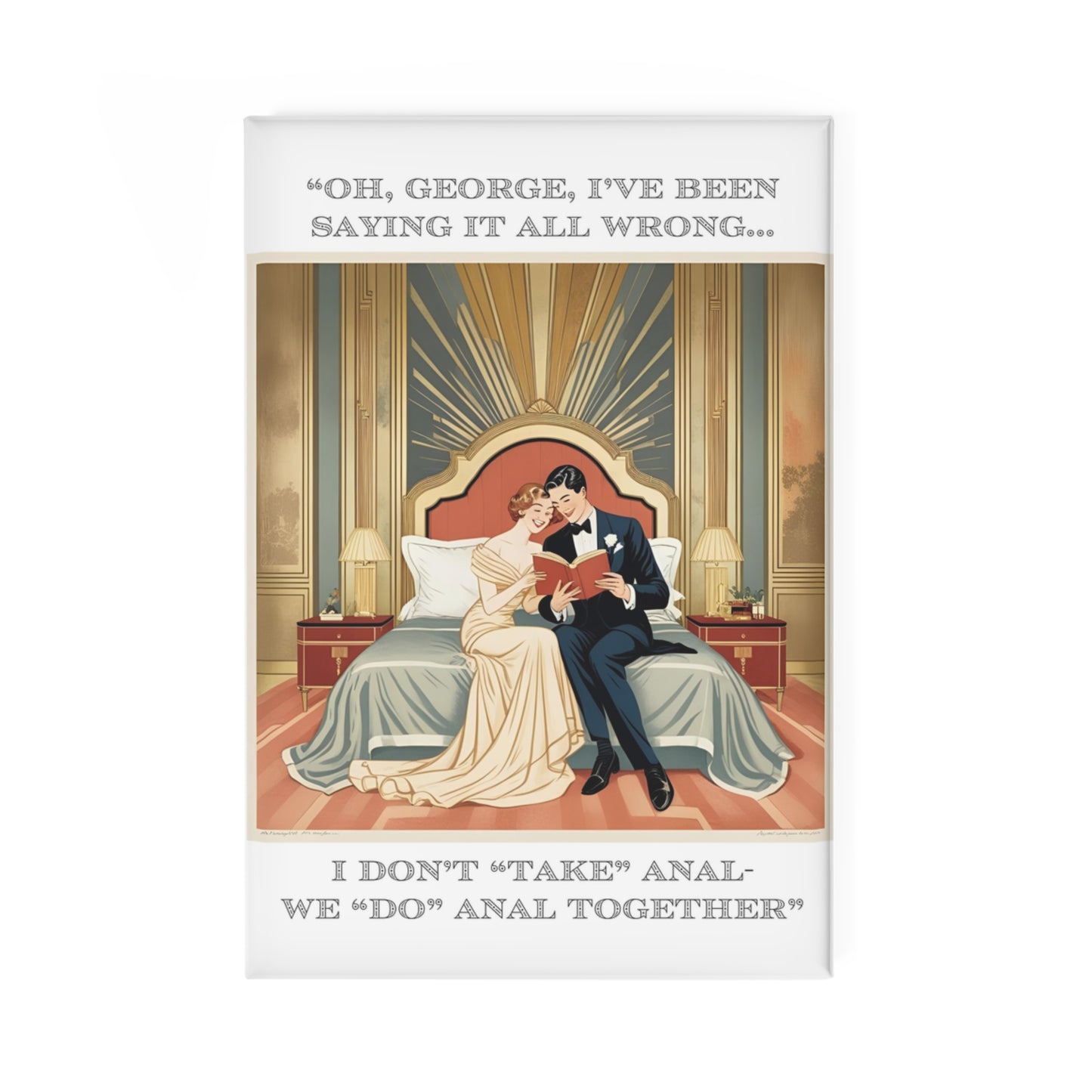Attraction Magnet - "Saying It All Wrong" - Fun Décor for Friends